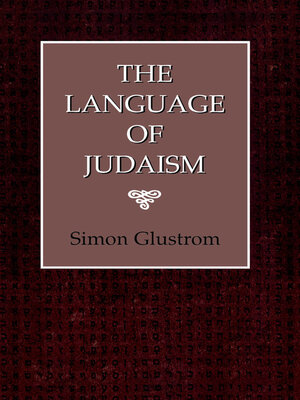 cover image of The Language of Judaism